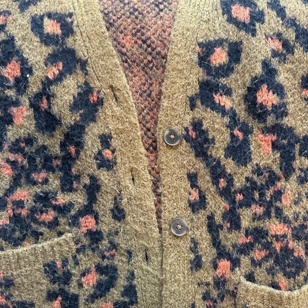 Patterned Madewell cardigan!